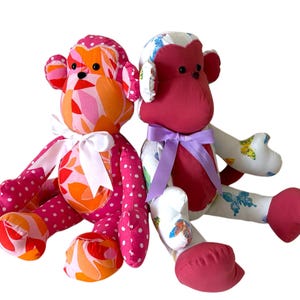 Mikey the Monkey Sewing Pattern | Memory Keepsake Plush (PDF Pattern ...