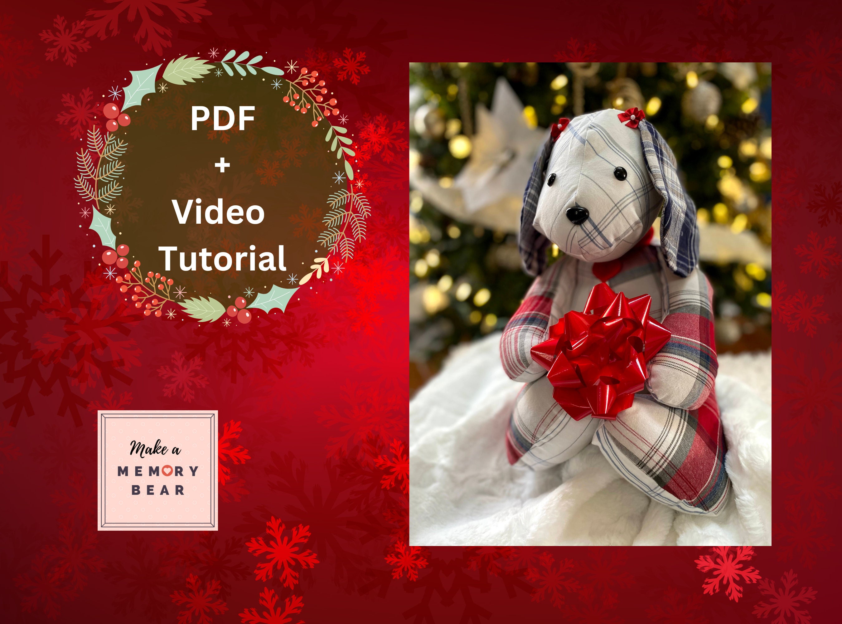 Memory Dog Pattern 16 Jack the Dog Plus VIDEO Etsy