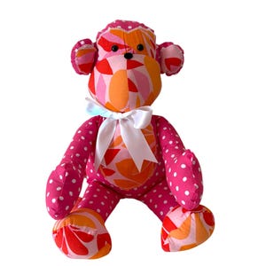 Mikey the Monkey Sewing Pattern | Memory Keepsake Plush (PDF Pattern ...