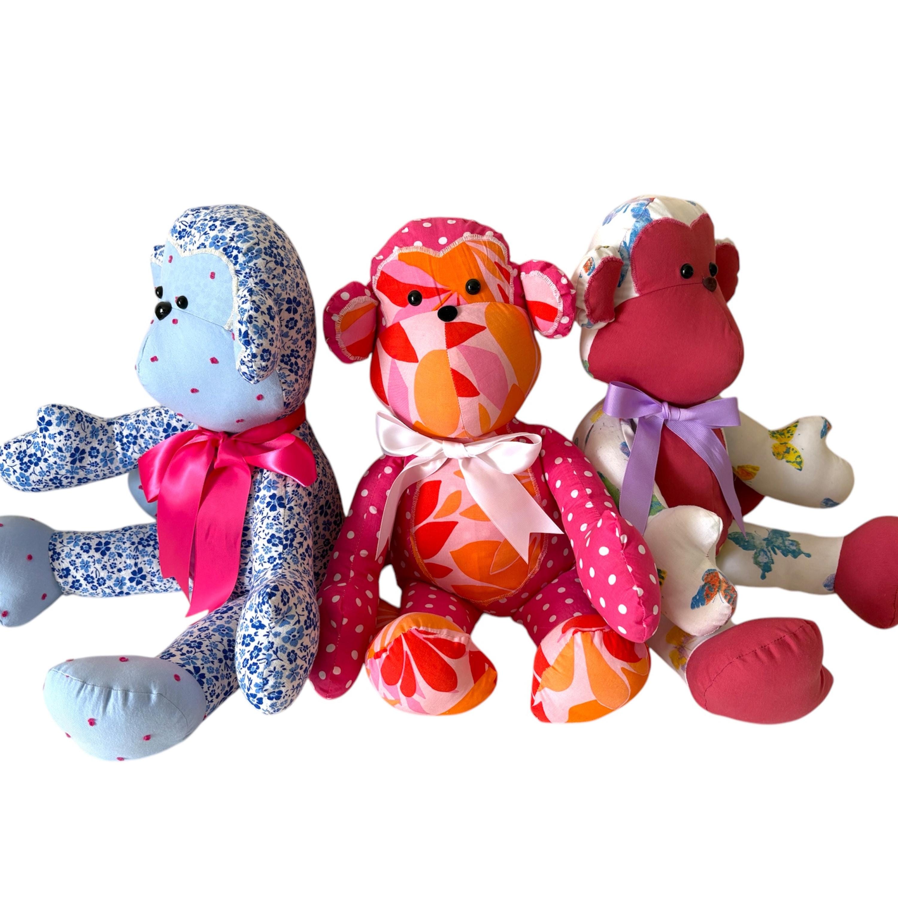 Mikey the Monkey Sewing Pattern: Memory Keepsake (PDF Pattern) - Etsy