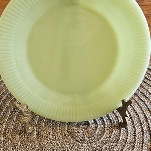 Fire King jadeite Jane Ray 7 3/4 in salad plate