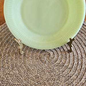 Fire King jadeite Jane Ray 7 3/4 in salad plate