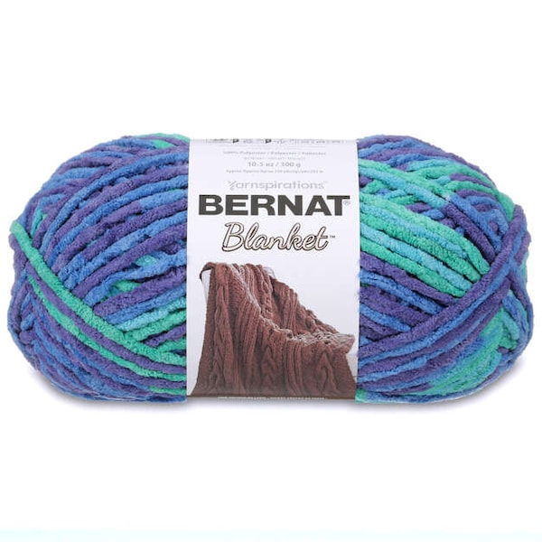 Bernat Blanket Yarn - OCEAN SHADES - 10.5oz/300g/220yd