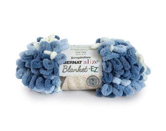 Hilo Bernat Alize Blanket EZ - AZUL VAQUERO - 180 g/18 yardas