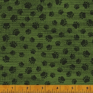 Windham Stoffen - Lakehouse - Paw Prints - Bos