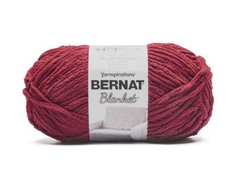 Bernat Blanket Yarn - CRIMSON - 10.5oz/300g/220yd