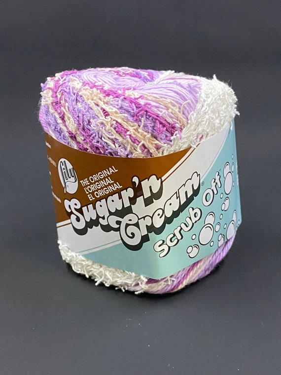 Lily Sugar'n Cream Scrub off Yarn Pretty Purple Etsy