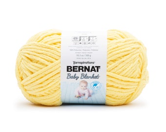 Bernat Baby Blanket Yarn - BUTTERCUP - 10.5oz/300g/220yd