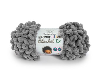 Puede incluir: Un ovillo de hilo Bernat Alize Blanket-EZ de color gris. El hilo está hecho para tejer y hacer crochet de mantas. El hilo pesa 180 g (6,4 oz).