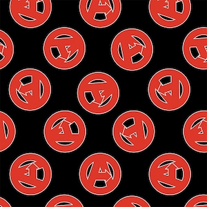 Camelot - Avengers Logo - Black Fabric