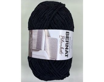 Bernat Blanket Yarn - COAL - 10.5oz/300g/220yd