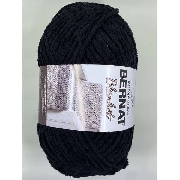 Bernat Blanket Yarn - COAL - 10.5oz/300g/220yd