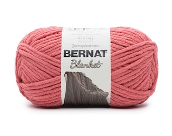 Bernat Blanket Yarn - TERRACOTTA ROSE- 10.5oz/300g/220yd