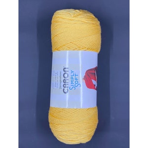 Caron Simply Soft Yarn - SUNSHINE - 6 oz/170.1 g/ 315 yds