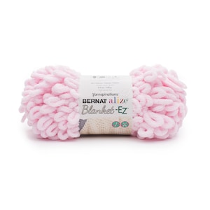 Bernat Alize Blanket EZ Yarn - POWDER PINK - 6.4oz/180g/18yd