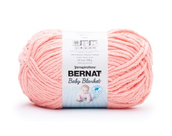 Bernat Baby Blanket Yarn - CORAL BLOSSOM - 10.5oz/300g/220yd