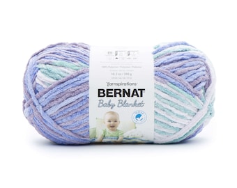 Bernat Baby Blanket Yarn POSY PURPLE 10.5oz 300g 220yd Etsy