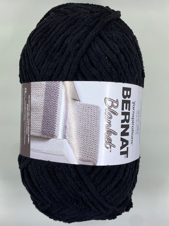 Bernat Blanket Yarn, Coal, 10.5 oz