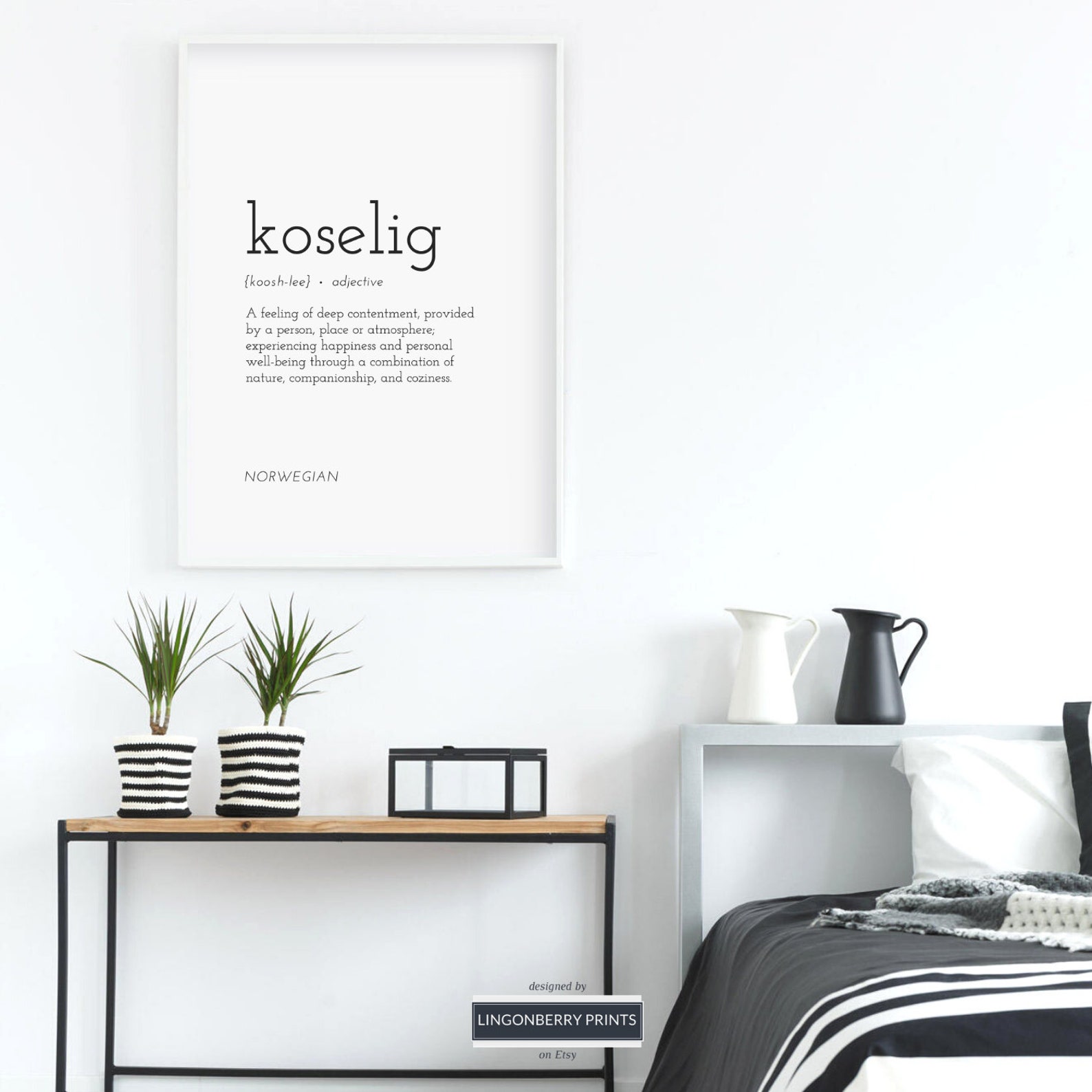Koselig Definition Print Digital Download Cozy Cosy Word Etsy UK
