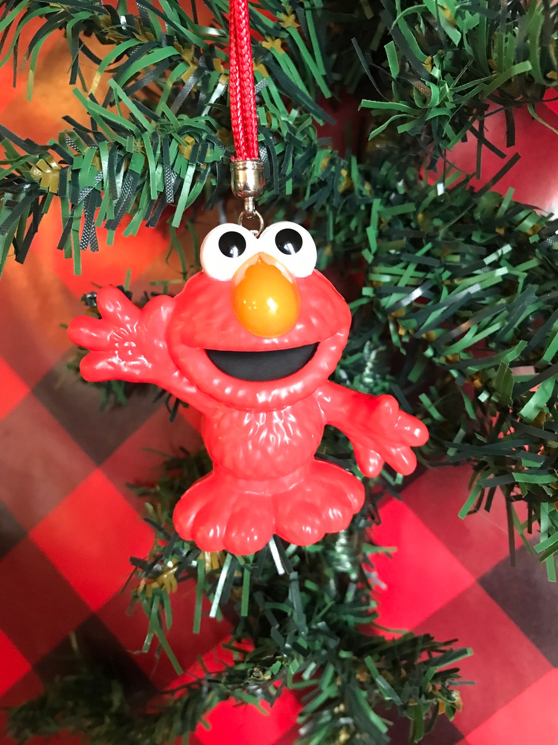 Elmo Sesame Street Christmas Ornament Etsy