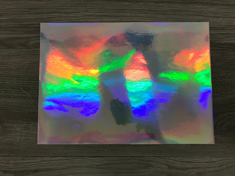 10 A4 Premium HOLOGRAPHIC Self Adhesive INKJET Printable PP | Etsy