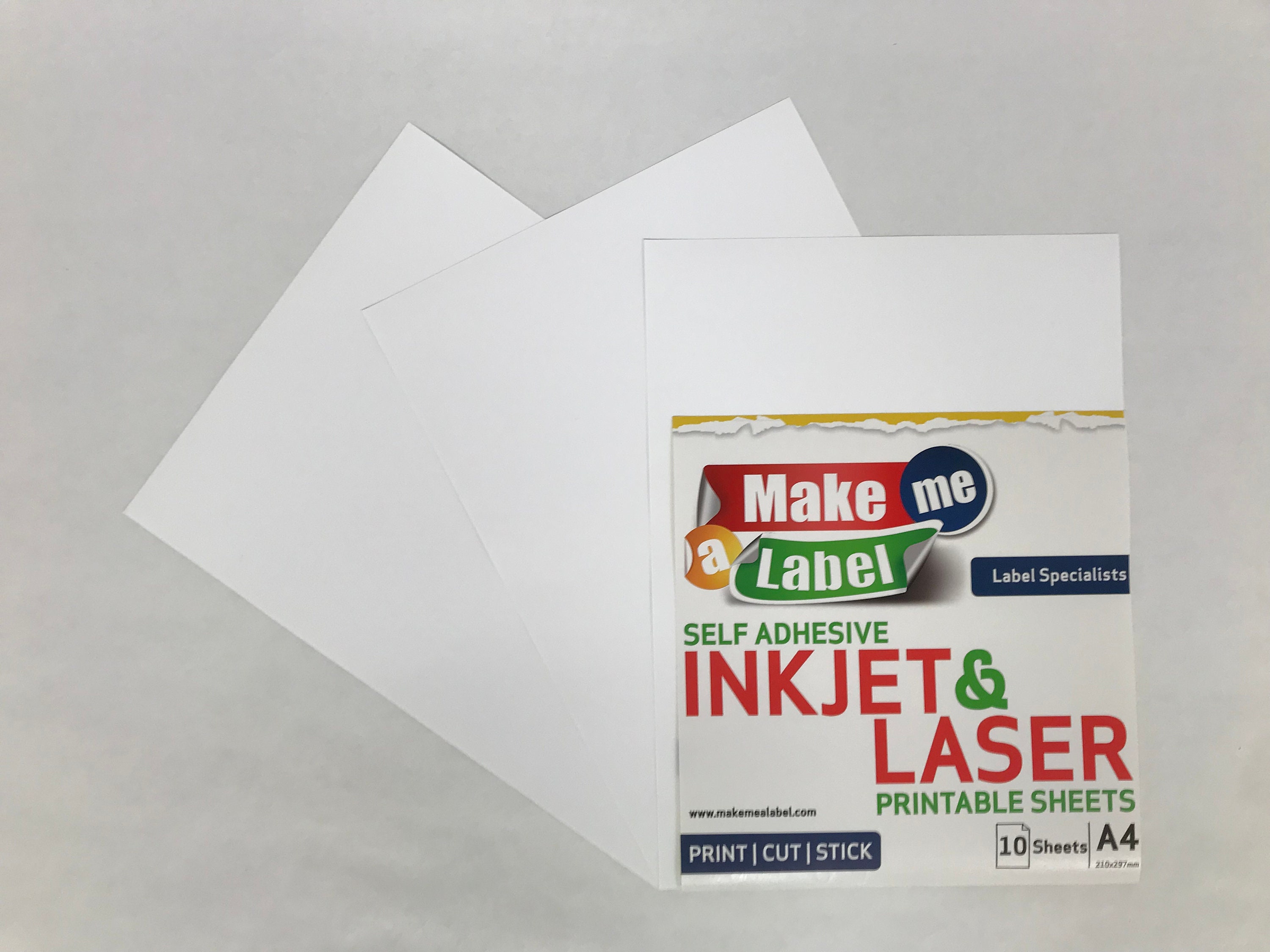 A4 MATTE White Self Adhesive Inkjet Laser Printable PP Vinyl Sticker - Etsy