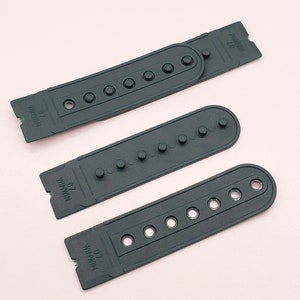 Ball Cap Snap Closure / Hat Replacement Strap - Professional Grade - Green, 2 Pair