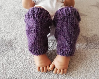 Baby leg warmers in 24 colors, knitted, seamless, alpaca, from approx. 3 months, leg warmers, leg warmers *Elvin*