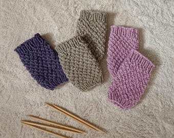 Baby leg warmers in 24 colours, knitted, seamless, alpaca, from approx. 3 months, size 1, leg warmers *colourful*