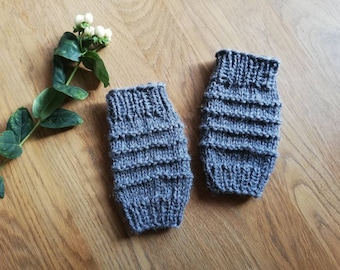 Baby leg warmers in 24 colors, knitted, seamless, alpaca, from approx. 6 months, leg warmers, with stripes, striped, leg warmers *Eeli*