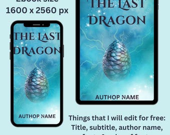 The Last Dragon Premade Fantasy Ebook Cover Design