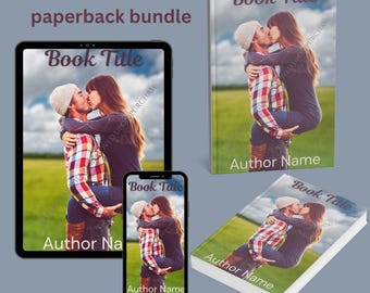 Small town romance book cover bundle, includes ebook cover and paperback cover