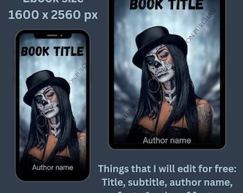 Premade ebook cover for horror, romance, mystery, fantasy or darm romance