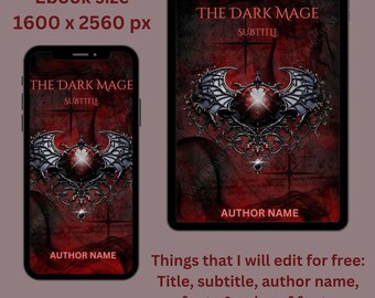 The Dark Mage Fantasy Premade Ebook Cover