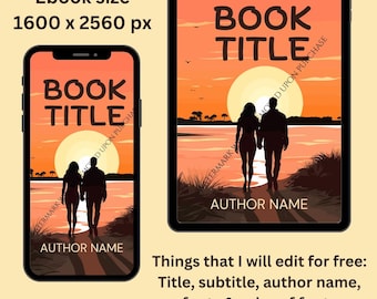 Premade ebook cover for romance, beach or young adult