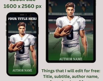 Sports romance premade ebook cover