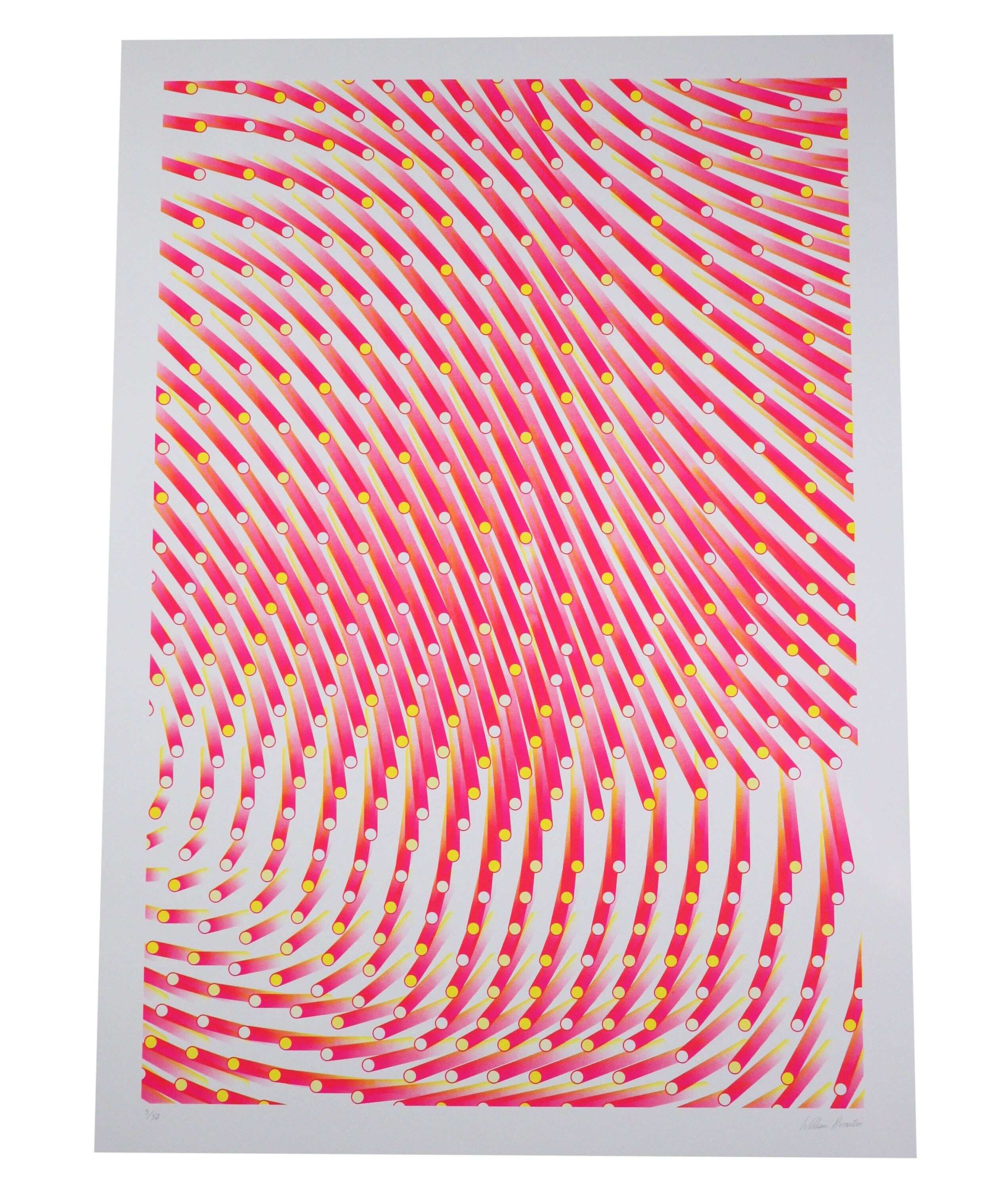 Pink A1 Screen Print Art Print Wall Art Print Art Poster Etsy