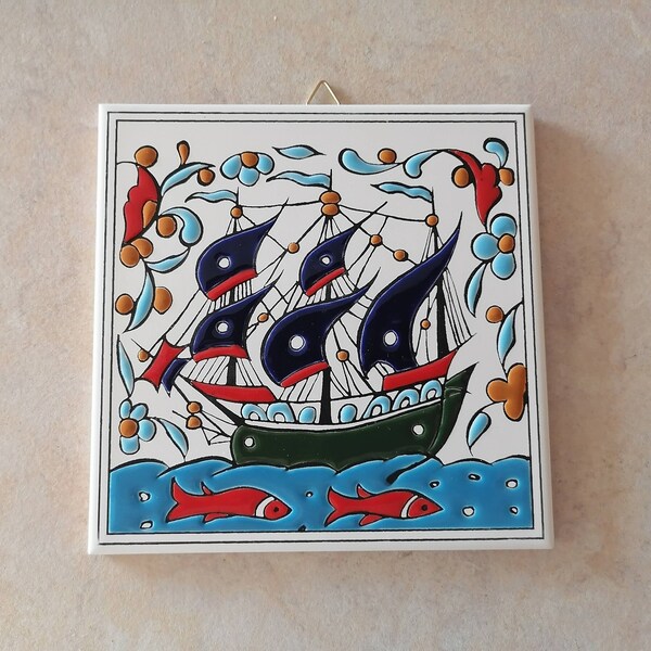 Wall Hanging Tile Etsy