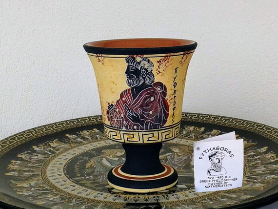Pythagorean cup of Justice Tantalus Pythagoras Cup Apollo at Delphi