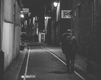 Angel, London Print, Black & White, Islington, London, Photography Print, Art and Collectibles
