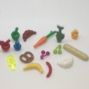 Lego Bulk Lot von Minifigur Lebensmittel Zubehör kostenlos US-Versand
