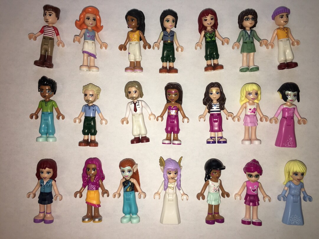 Lego Friends Lot of 10 Random Figures FREE US SHIPPING Etsy