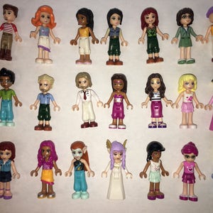 Lego Friends Lot of 10 Random Figures FREE US SHIPPING