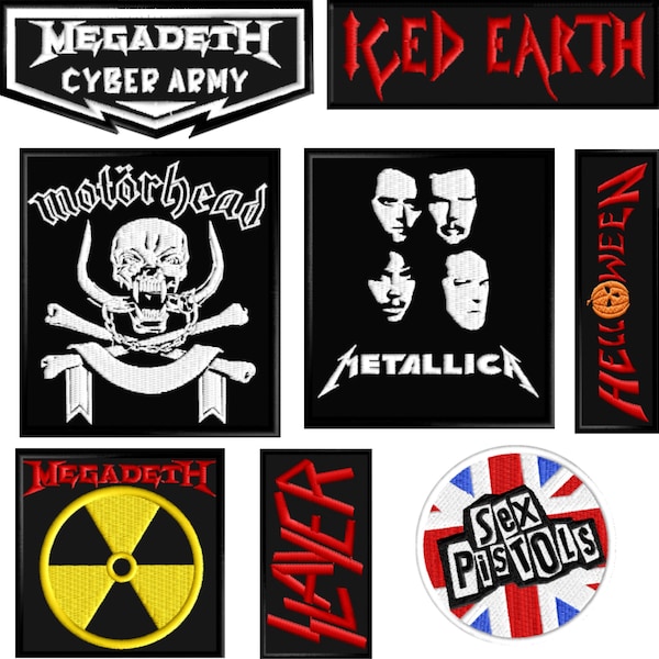 Rock & Heavy Metal Band embroidered patch / Heavy Metal Rock on patch / Heavy metal Band Patches