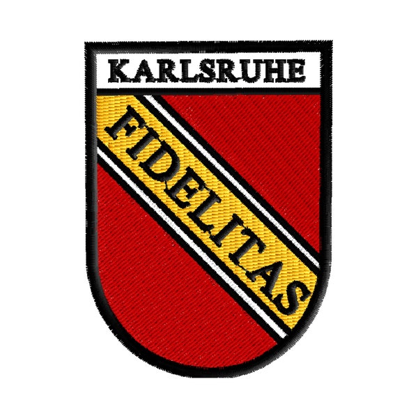 Karlsruhe patch, Karlsruhe Stad Germany, Karlsruhe Baden-Württemberg travel gift