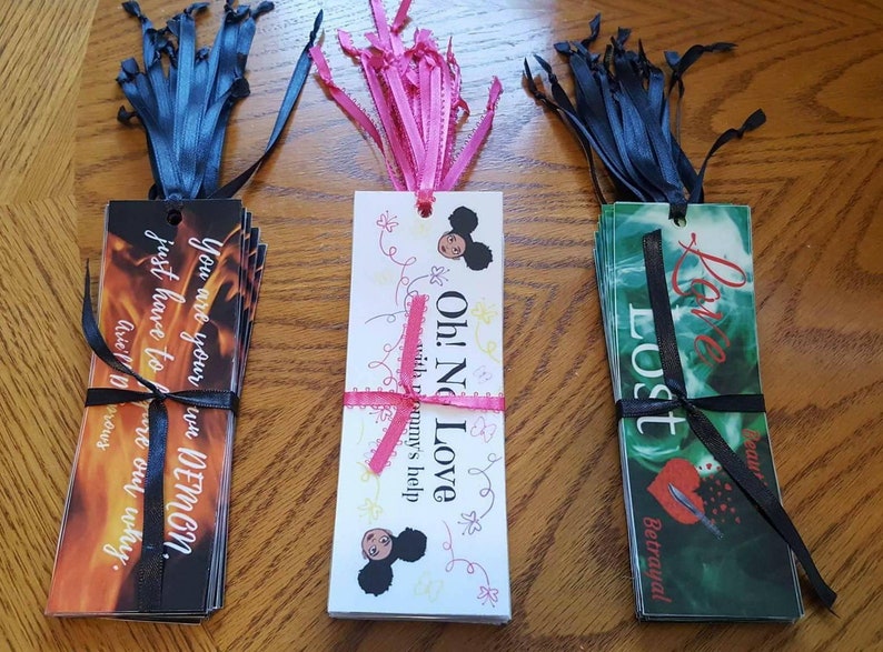 Custom Bookmarks / Bookmark / Author Promo / Promotional Etsy