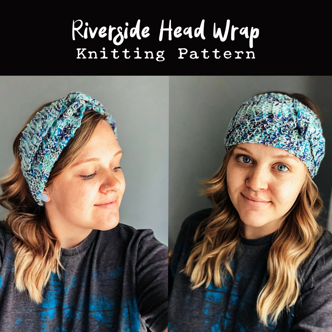 Riverside Head Wrap Knitting Pattern Etsy