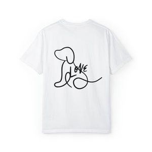 Rescue Dog Mom T-Shirt by Comfort Colors White