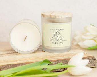 Rainbow Bridge Pet Memorial Candle