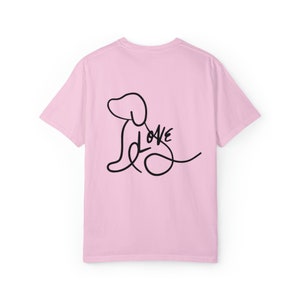 Rescue Dog Mom T-Shirt by Comfort Colors Blossom